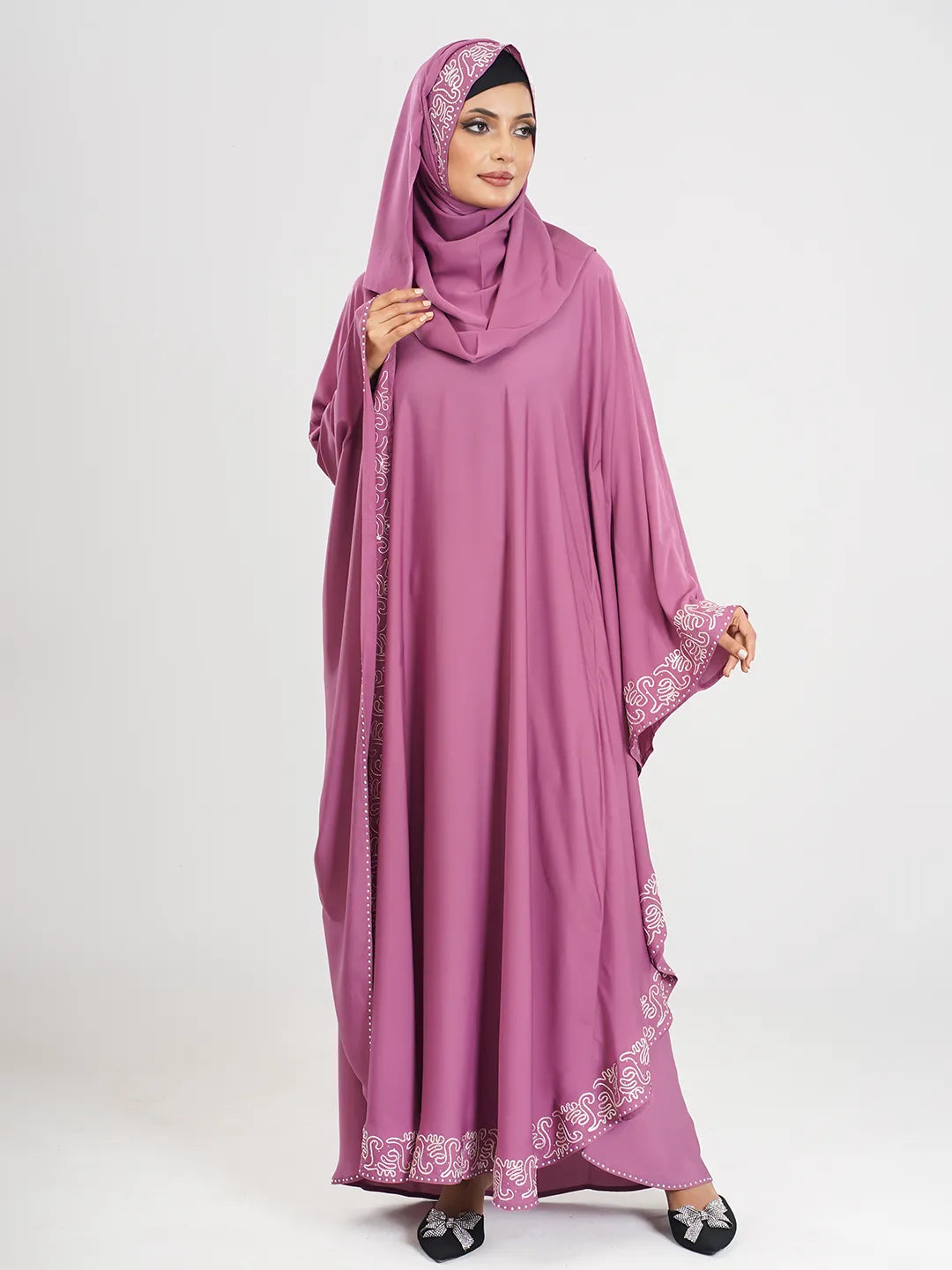 Ari Embrodery Stone Abaya