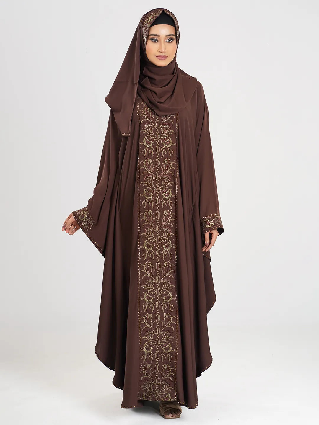 Embroidery Stone Abaya