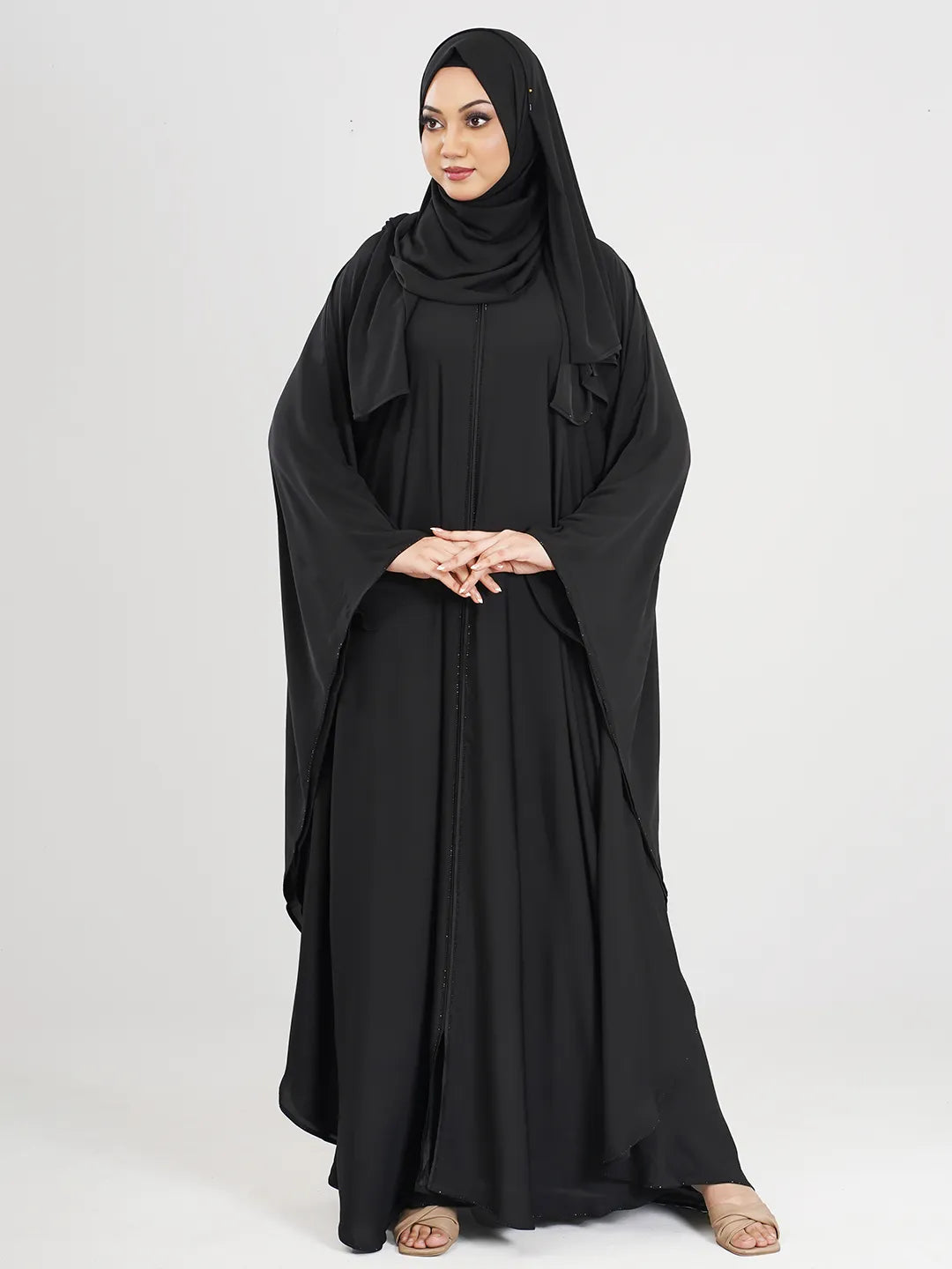 Black Simple Abaya