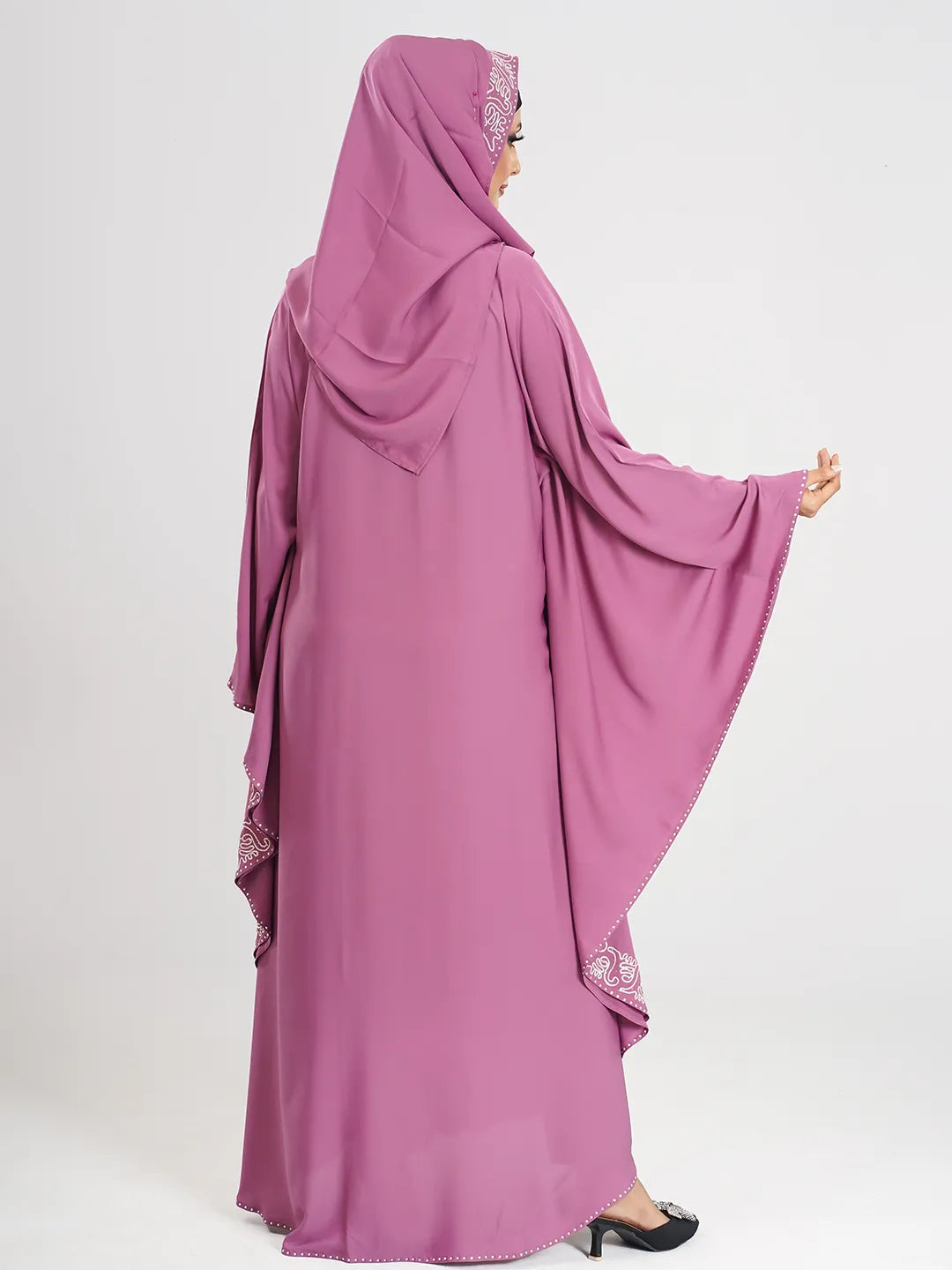 Ari Embrodery Stone Abaya