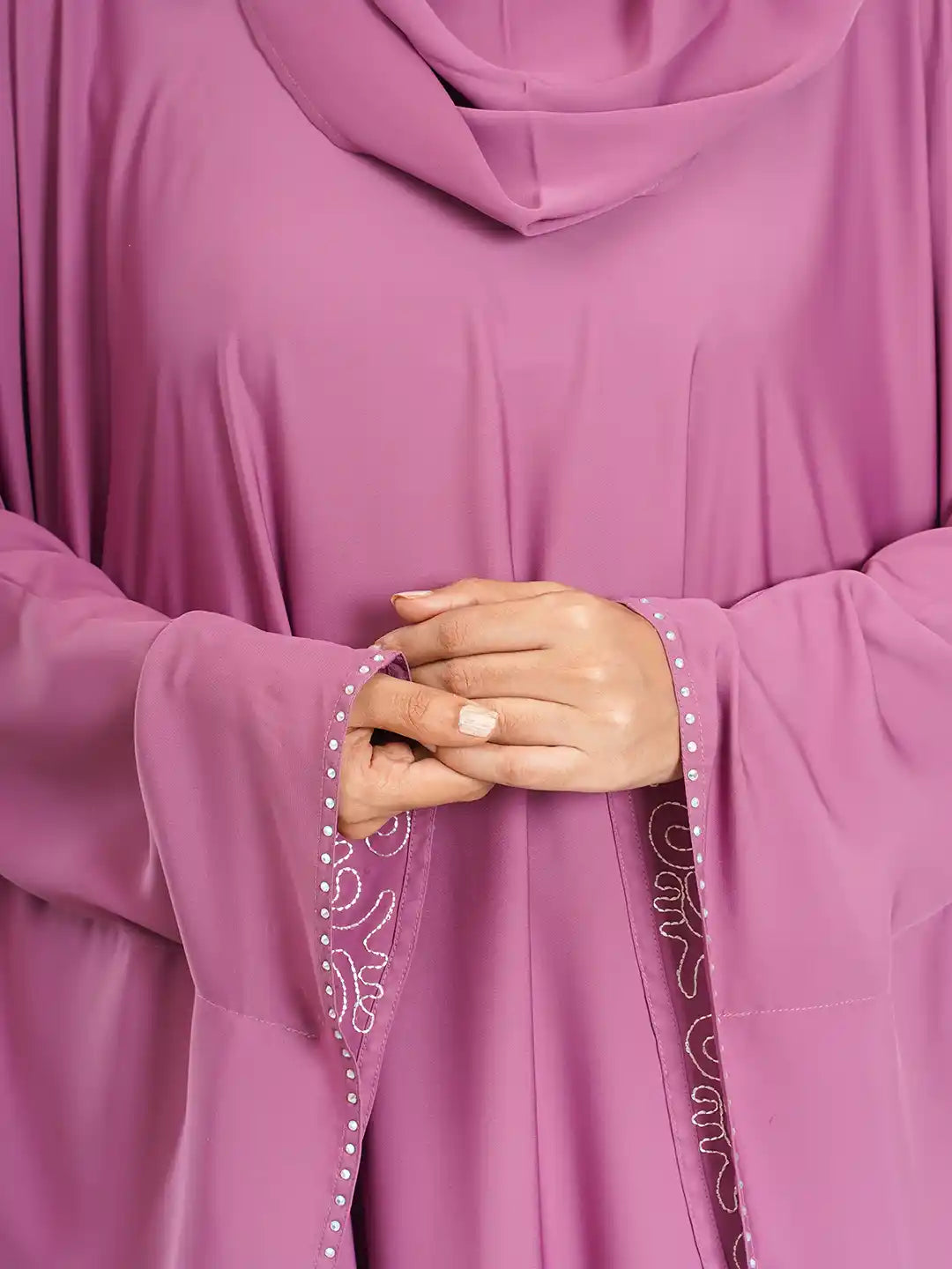 Ari Embrodery Stone Abaya