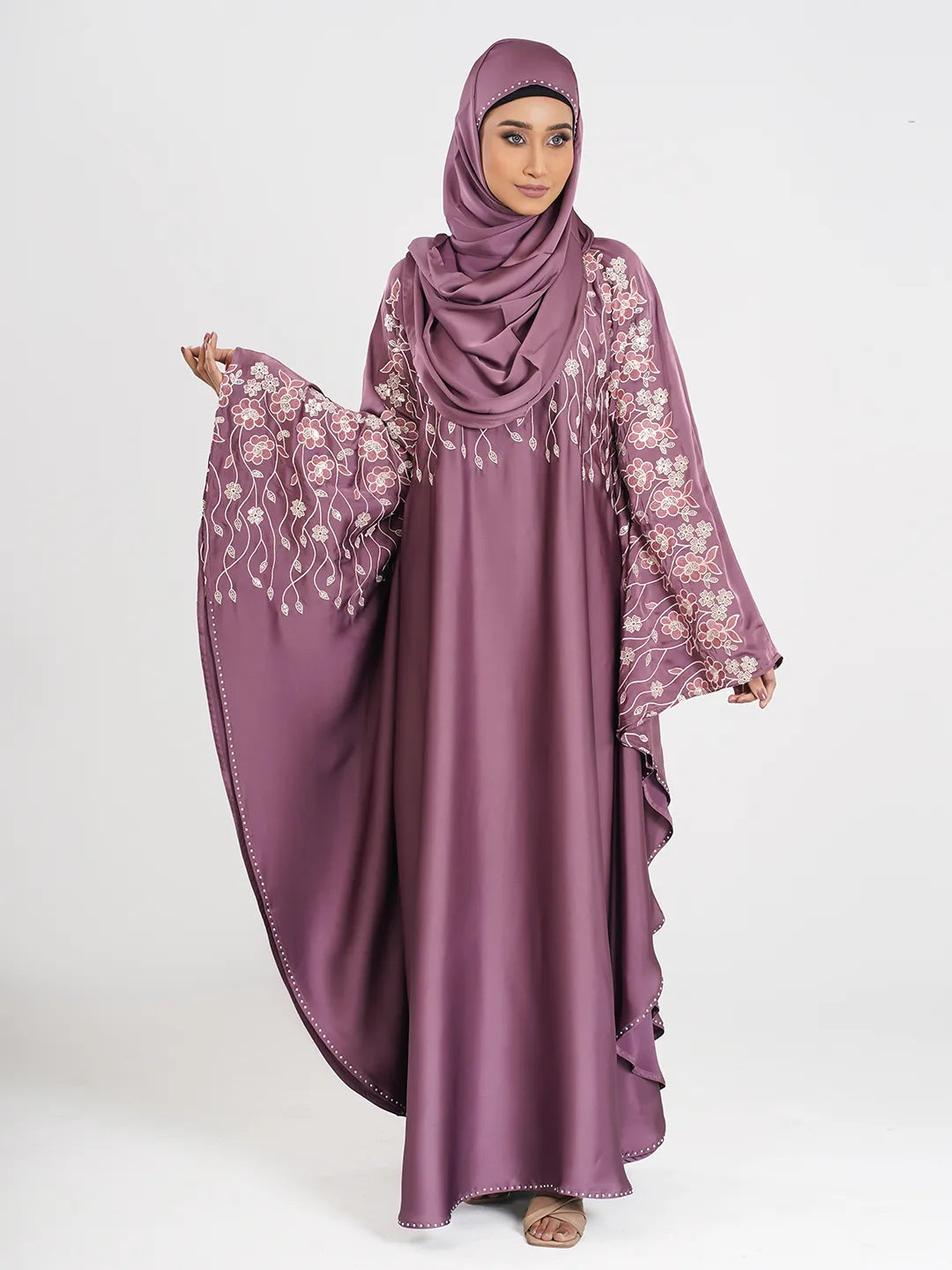 Moshuri Color Embroidery Abaya